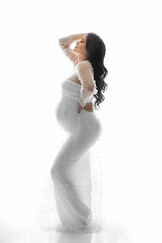 Pearl Maternity Gown